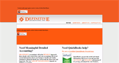 Desktop Screenshot of definitiveaccountinginc.com