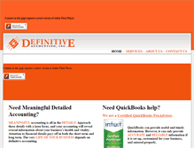 Tablet Screenshot of definitiveaccountinginc.com